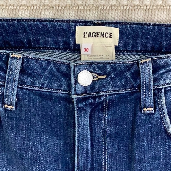 L’AGENCE Ruth High Rise Straight Jeans - Picture 3 of 6
